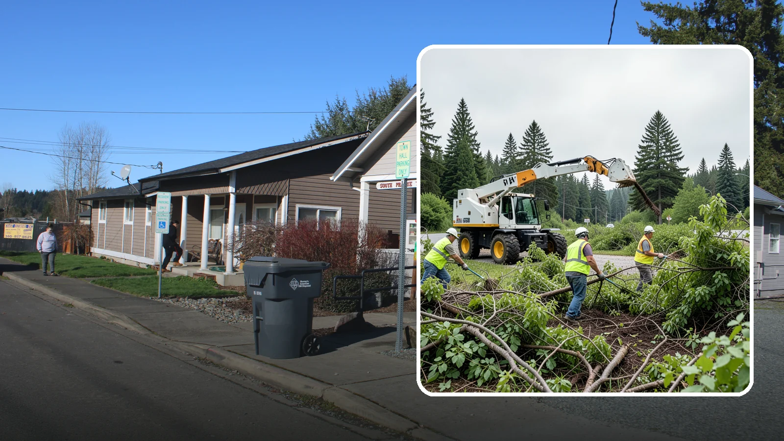 Brush Mowing in South Prairie, Pierce County, WA - Heavy-duty flail and brush mowing to reduce woody vegetation and overgrowth on public parcels and easements.