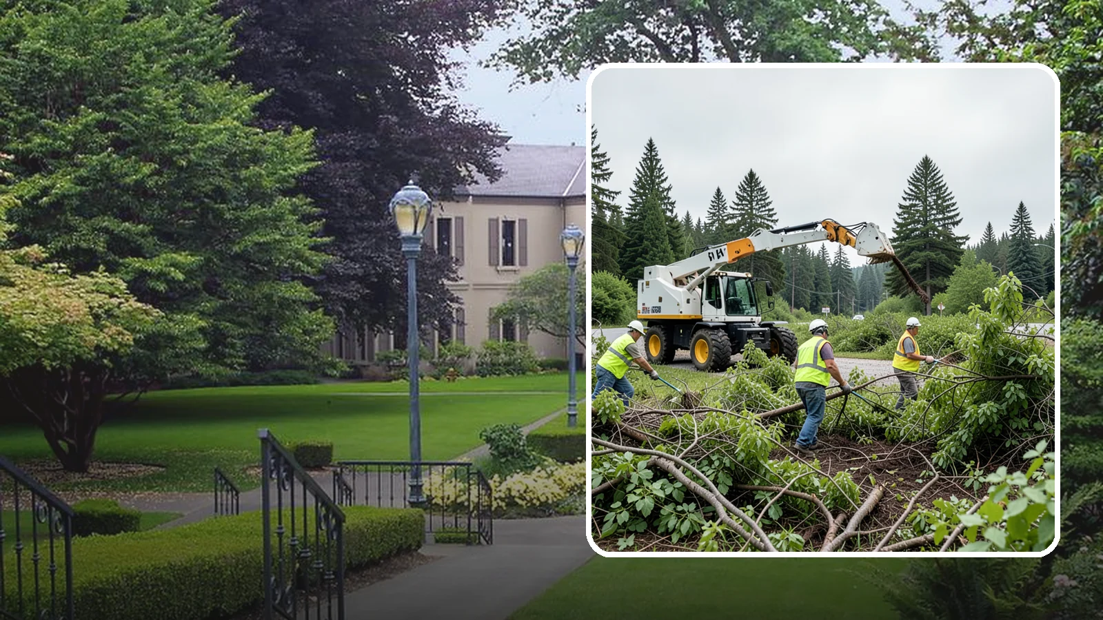 Brush Mowing in Woodinville, King County, WA - Heavy-duty flail and brush mowing to reduce woody vegetation and overgrowth on public parcels and easements.