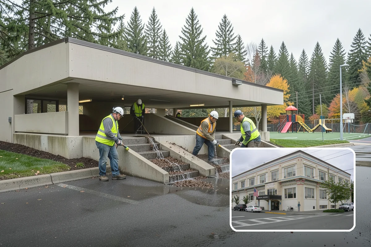 Building Gutter Cleaning in Anacortes, Skagit County, WA - Prevents overflow and water intrusion during heavy rain