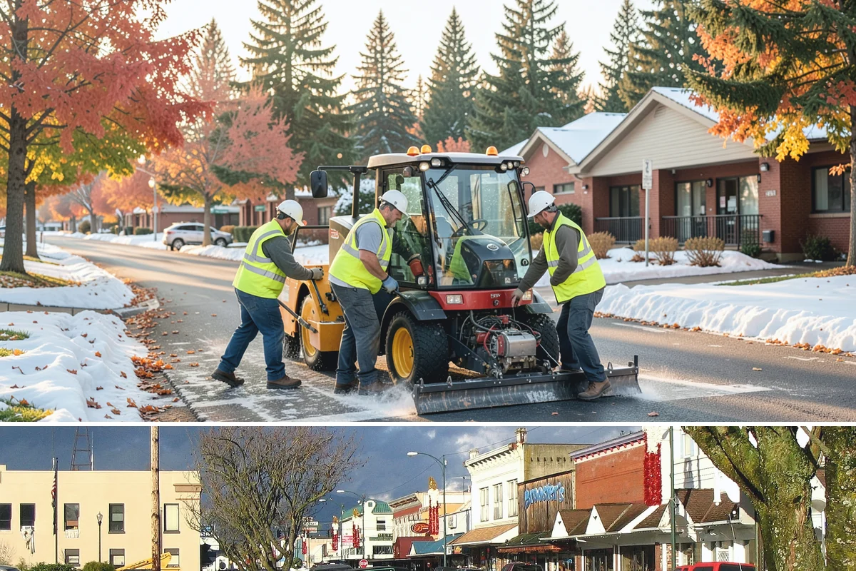 Building Gutter Cleaning in Arlington, Snohomish County, WA - Cleaning is critical in fall after leaf drop and again in early spring following winter storms.