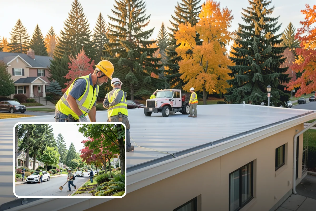 Building Gutter Cleaning in Beaux Arts Village, King County, WA - Prevents overflow and water intrusion during heavy rain