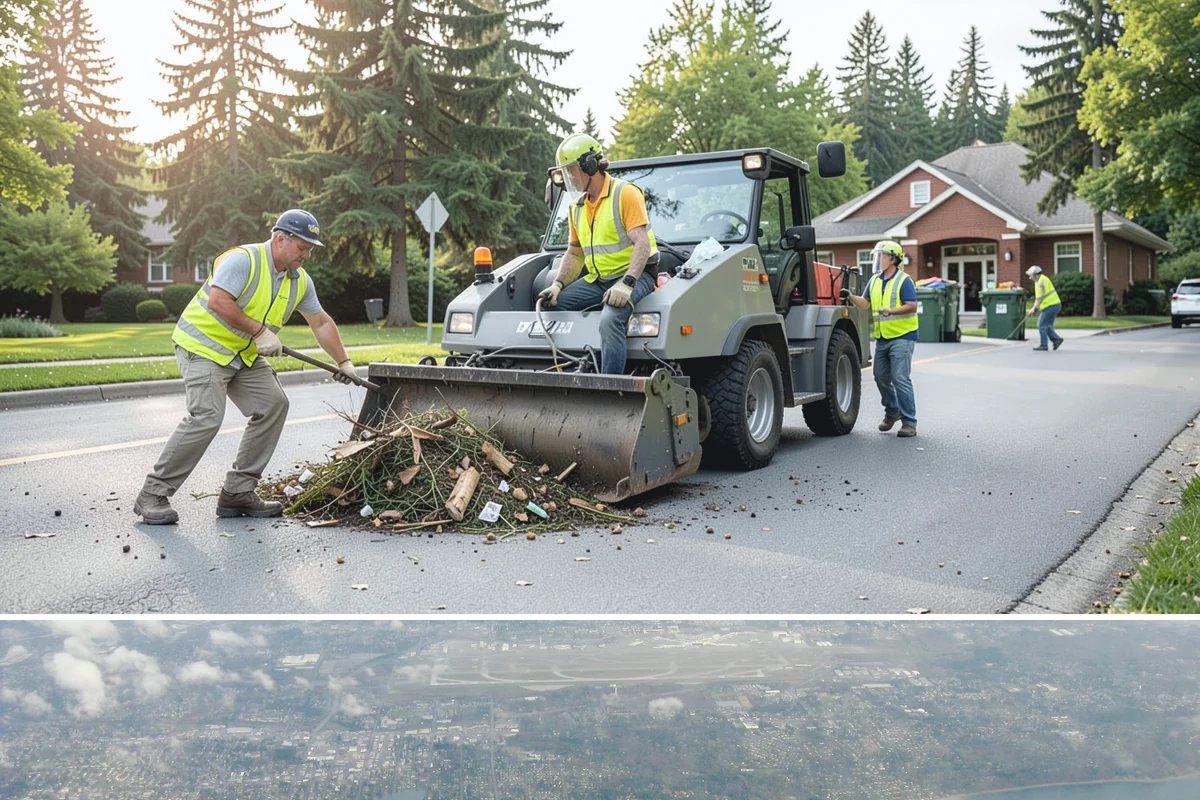 Building Gutter Cleaning in Burien, King County, WA - Cleaning is critical in fall after leaf drop and again in early spring following winter storms.