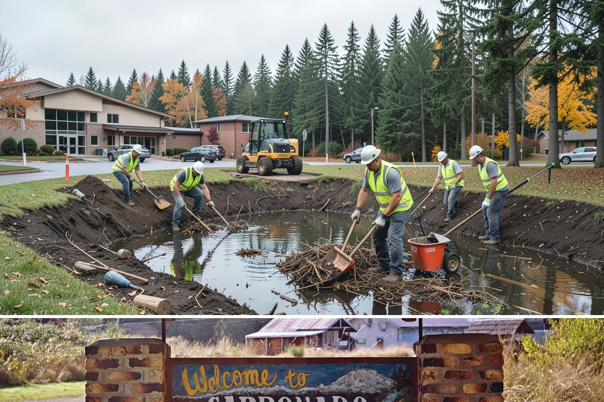 Building Gutter Cleaning in Carbonado, Pierce County, WA - Cleaning is critical in fall after leaf drop and again in early spring following winter storms.