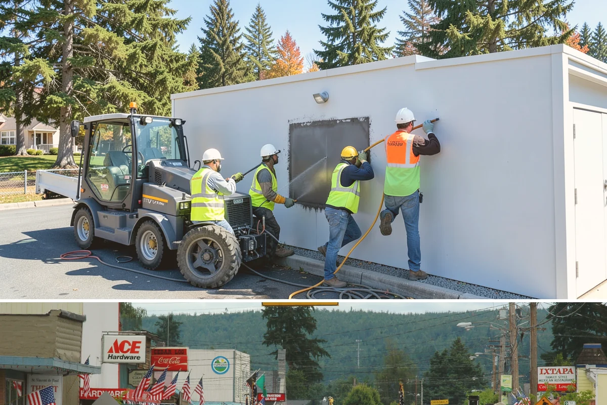 Building Gutter Cleaning in Carnation, King County, WA - Cleaning is critical in fall after leaf drop and again in early spring following winter storms.
