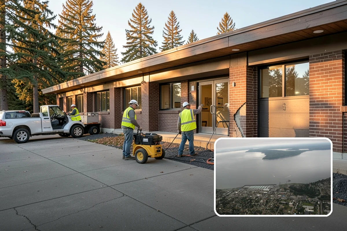 Building Gutter Cleaning in Des Moines, King County, WA - Prevents overflow and water intrusion during heavy rain
