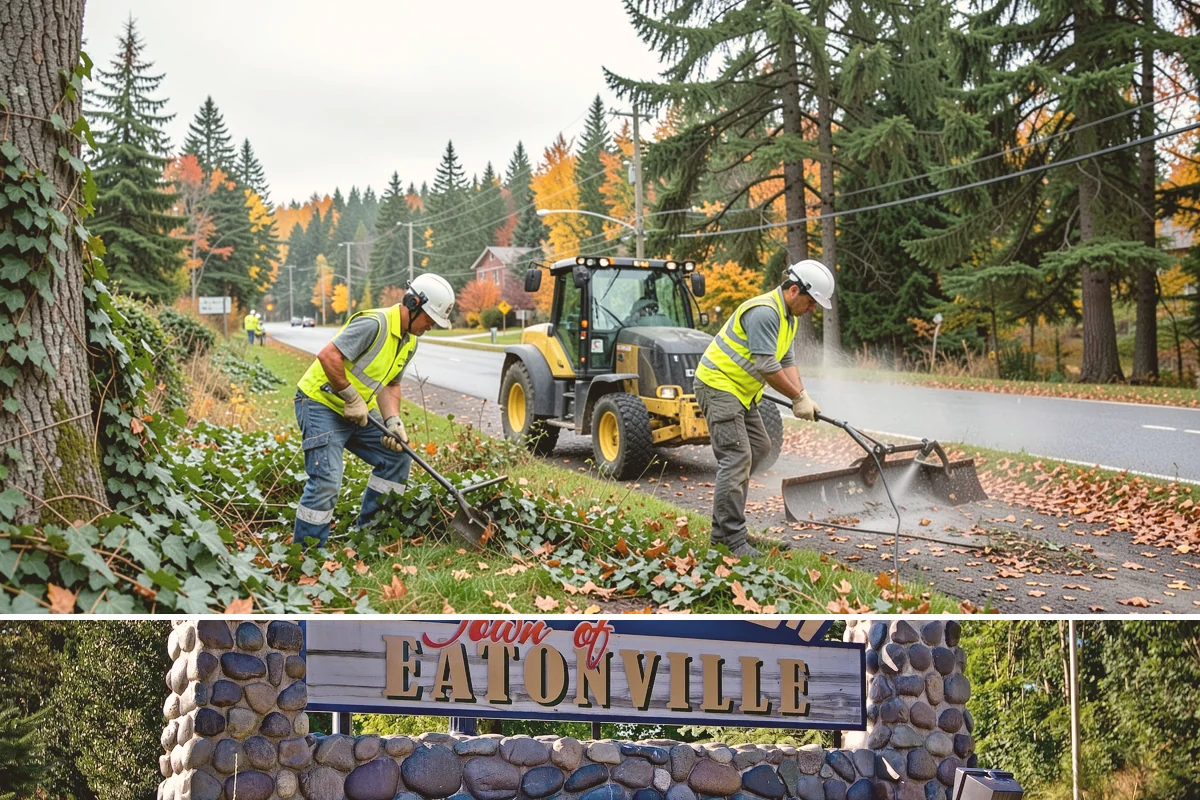 Building Gutter Cleaning in Eatonville, Pierce County, WA - Cleaning is critical in fall after leaf drop and again in early spring following winter storms.