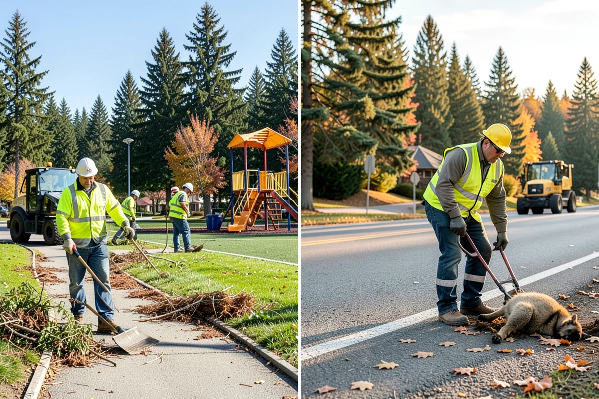 Building Gutter Cleaning in Enumclaw, King County, WA - Inspect gutters, downspouts, and drainage outlets