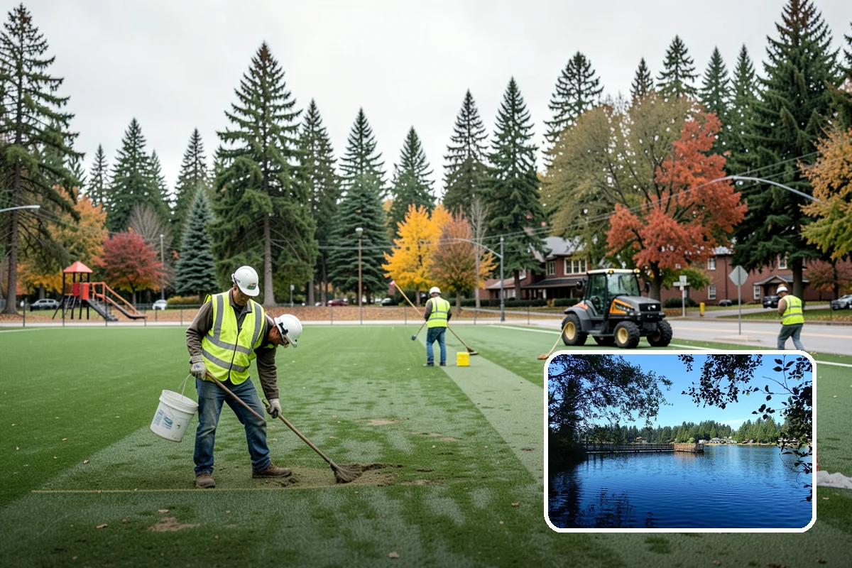 Building Gutter Cleaning in Federal Way, King County, WA - Prevents overflow and water intrusion during heavy rain