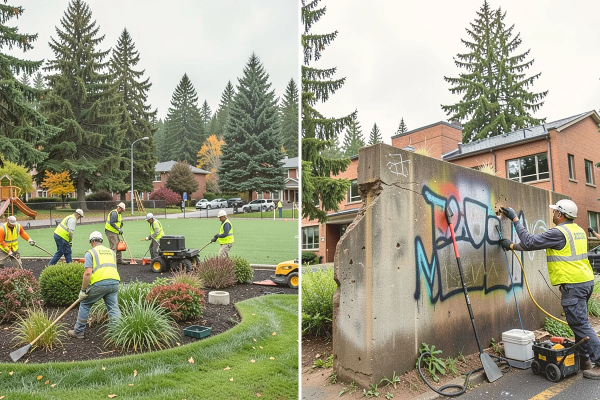 Building Gutter Cleaning in Newcastle, King County, WA - Inspect gutters, downspouts, and drainage outlets