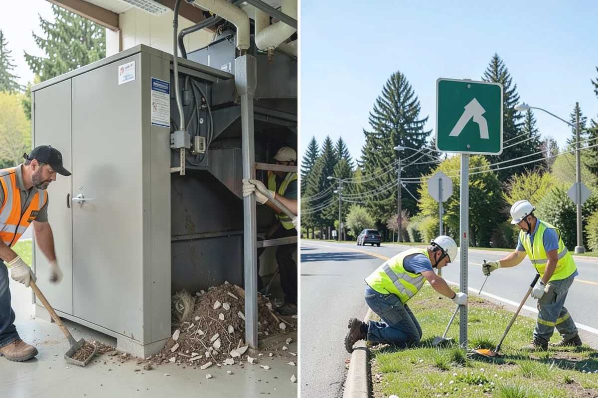 Building Gutter Cleaning in Renton, King County, WA - Inspect gutters, downspouts, and drainage outlets