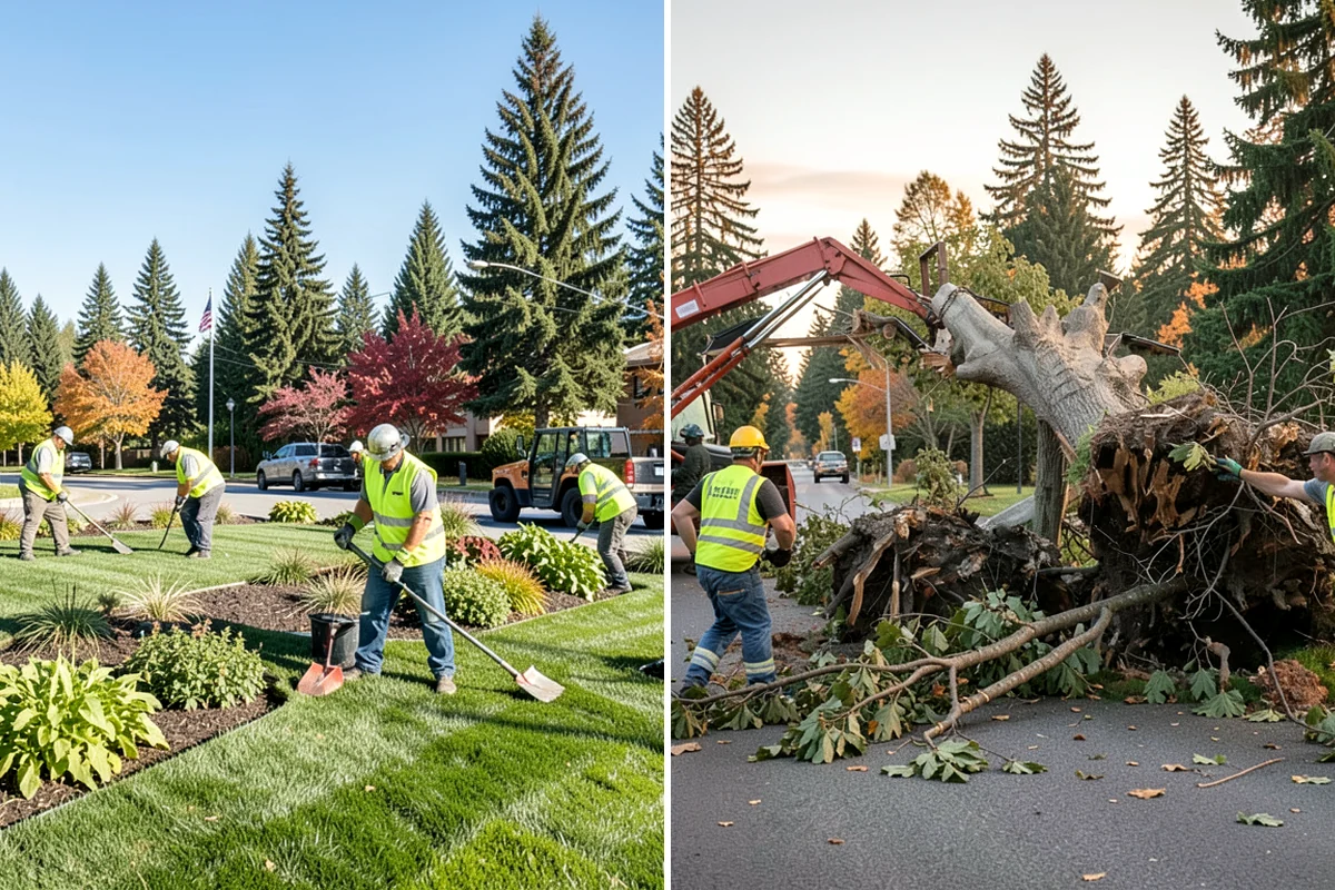 Building Gutter Cleaning in Seattle, King County, WA - Inspect gutters, downspouts, and drainage outlets