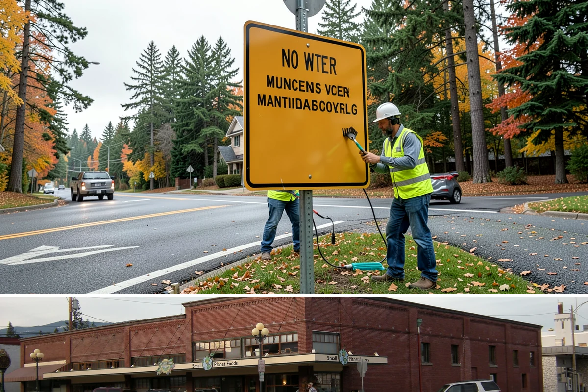 Building Gutter Cleaning in Sedro-Woolley, Skagit County, WA - Cleaning is critical in fall after leaf drop and again in early spring following winter storms.