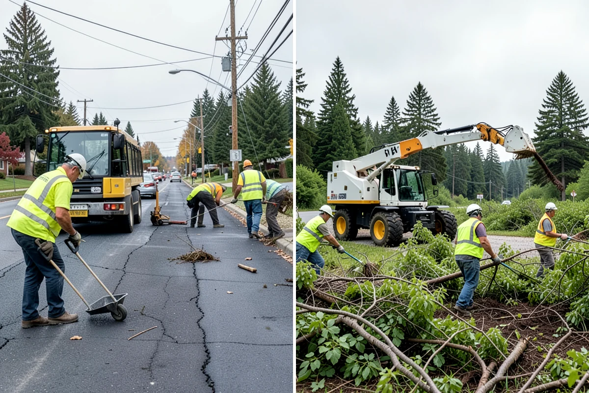 Building Gutter Cleaning in Shoreline, King County, WA - Inspect gutters, downspouts, and drainage outlets
