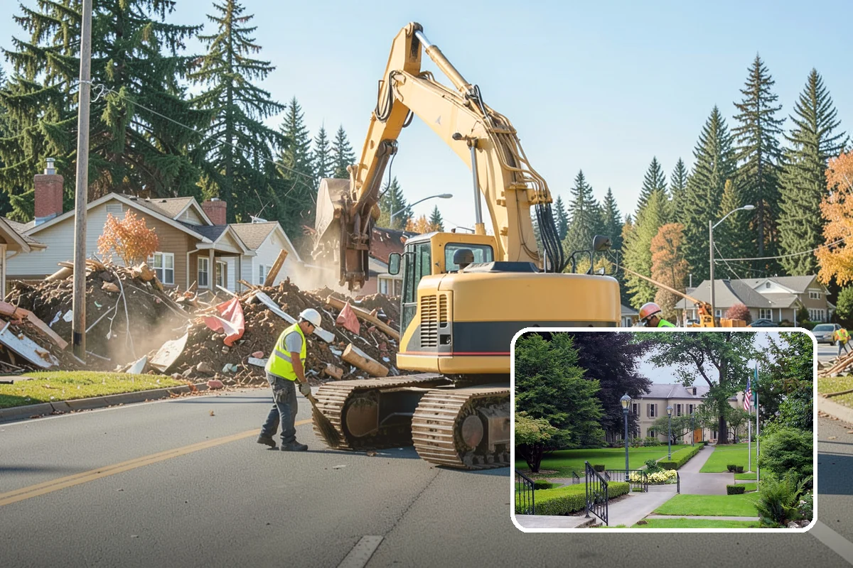 Building Gutter Cleaning in Woodinville, King County, WA - Prevents overflow and water intrusion during heavy rain