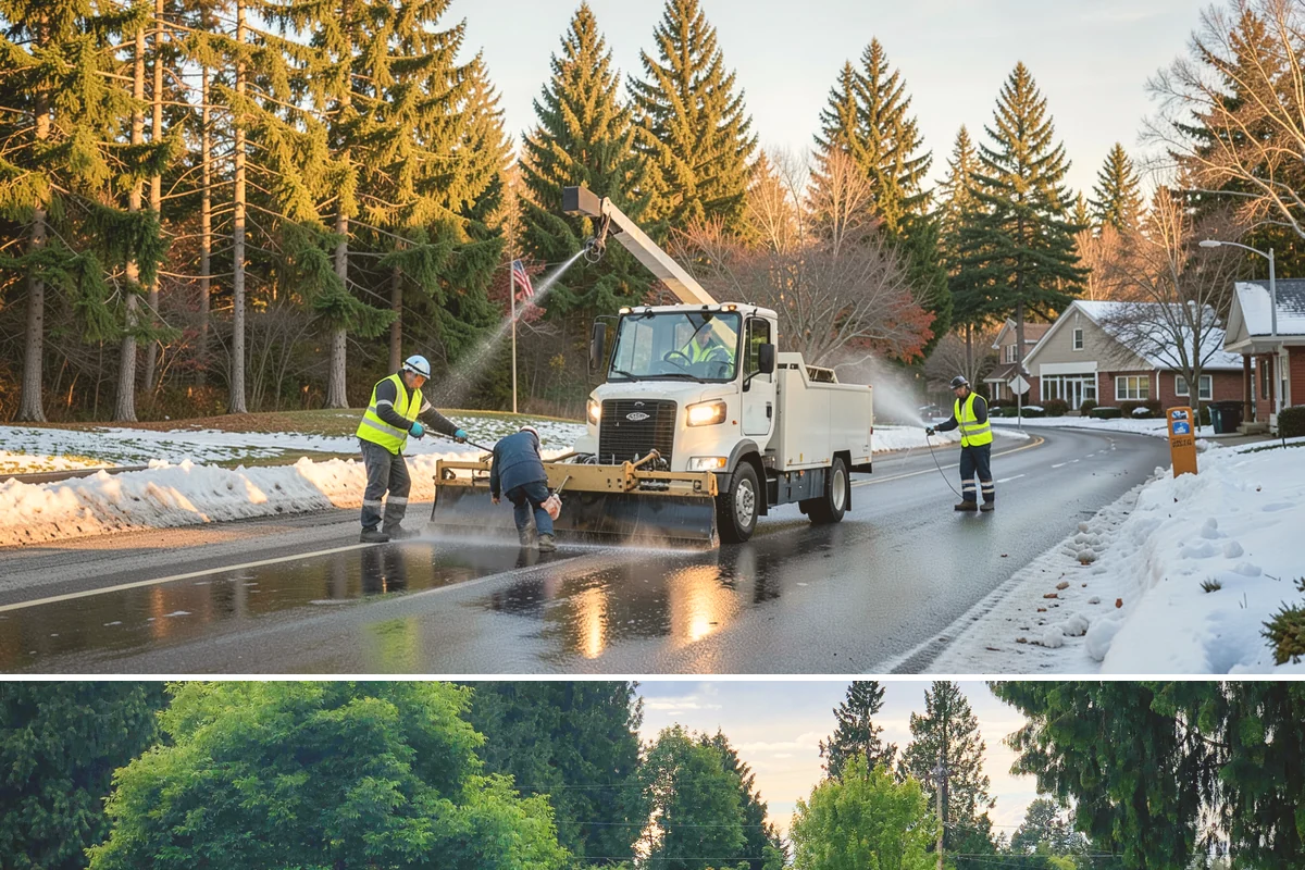 Building Washing in Bonney Lake, Pierce County, WA - Building washing is most effective in spring and summer when surfaces dry well and mildew growth peaks.