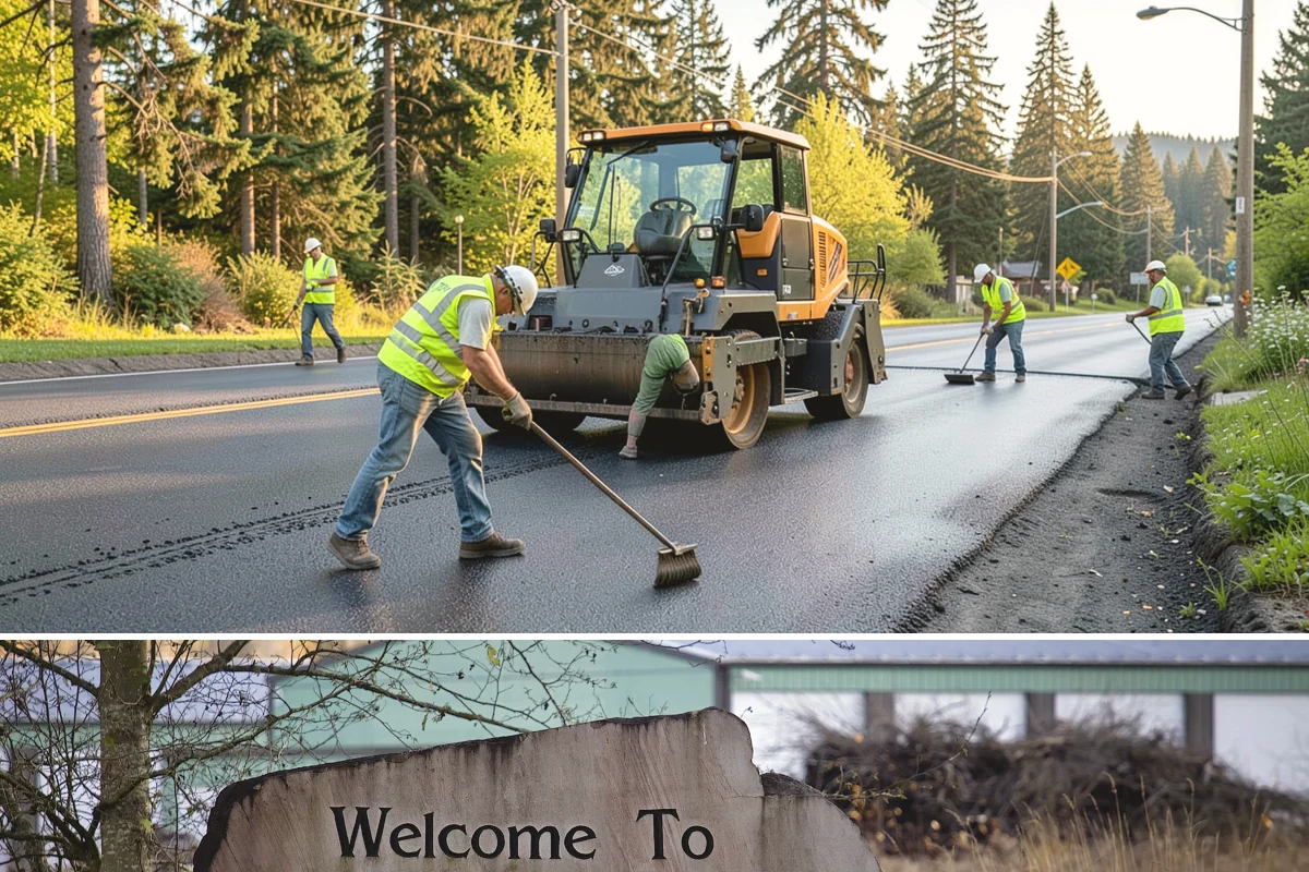 Building Washing in Buckley, Pierce County, WA - Building washing is most effective in spring and summer when surfaces dry well and mildew growth peaks.