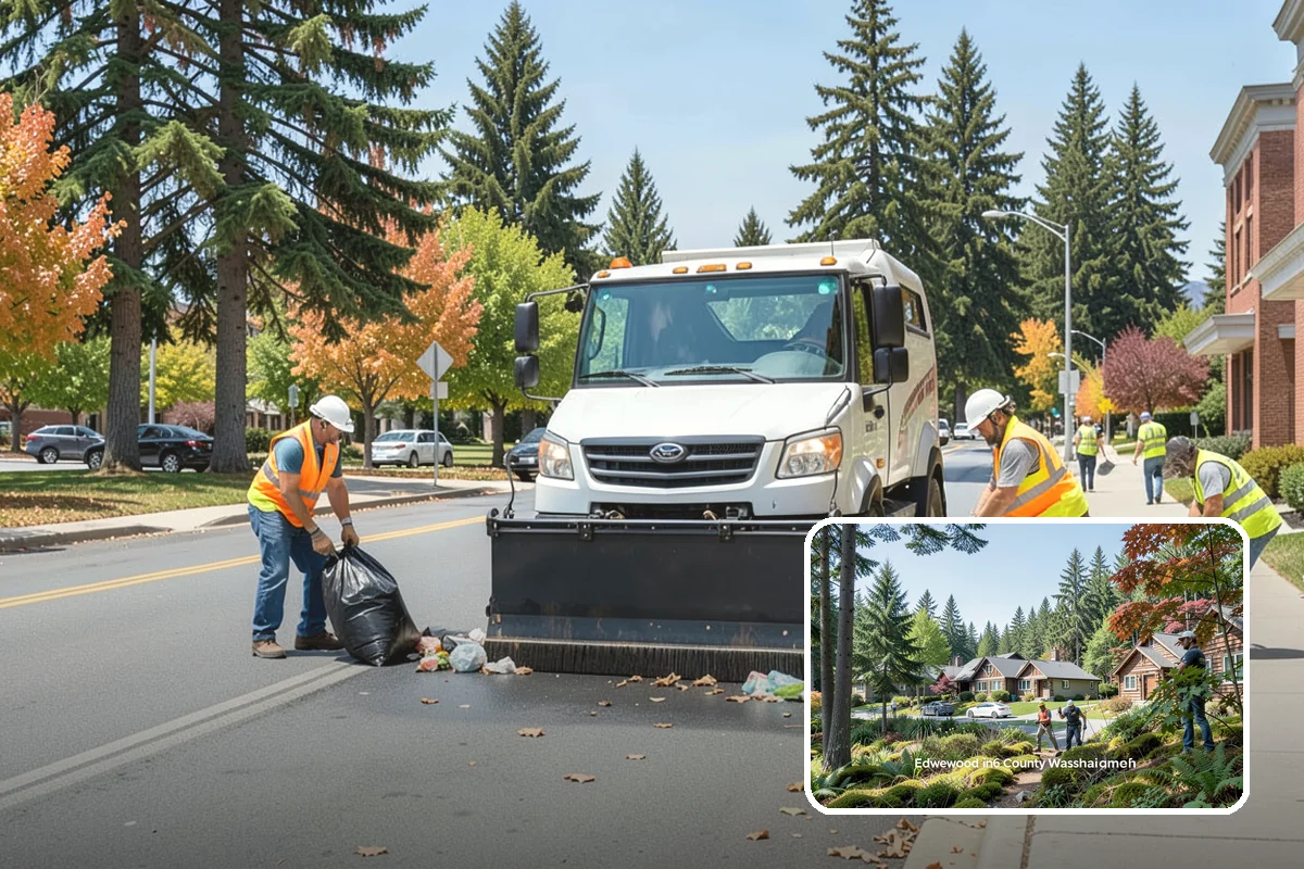 Building Washing in Edgewood, Pierce County, WA - Removes mildew, algae, and staining from facades