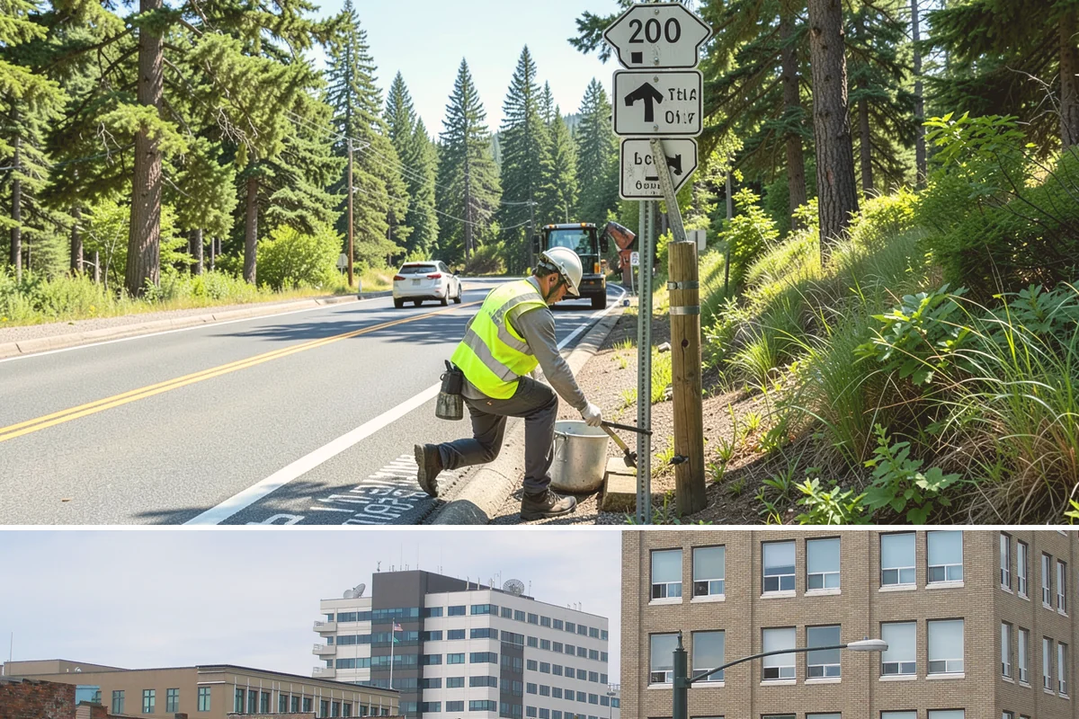 Building Washing in Everett, Snohomish County, WA - Building washing is most effective in spring and summer when surfaces dry well and mildew growth peaks.