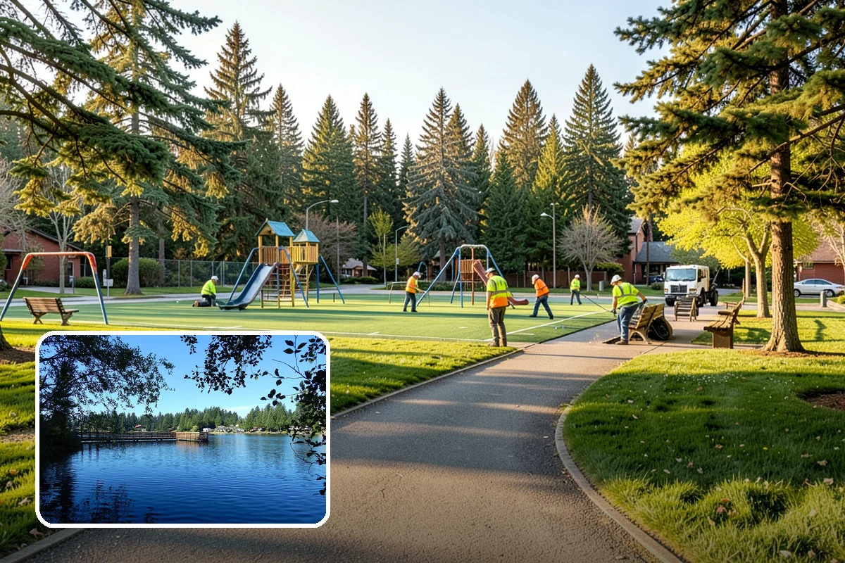 Building Washing in Federal Way, King County, WA - Removes mildew, algae, and staining from facades