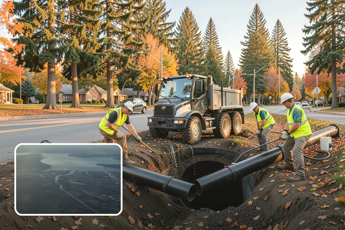 Building Washing in Fife, Pierce County, WA - Removes mildew, algae, and staining from facades