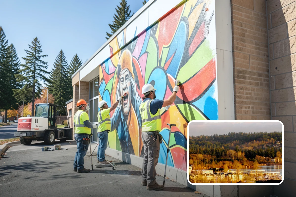 Building Washing in Kenmore, King County, WA - Removes mildew, algae, and staining from facades