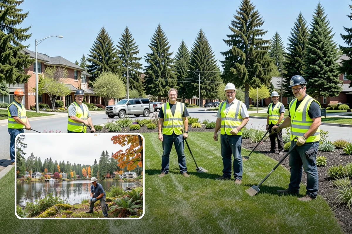 Building Washing in La Conner, Skagit County, WA - Removes mildew, algae, and staining from facades