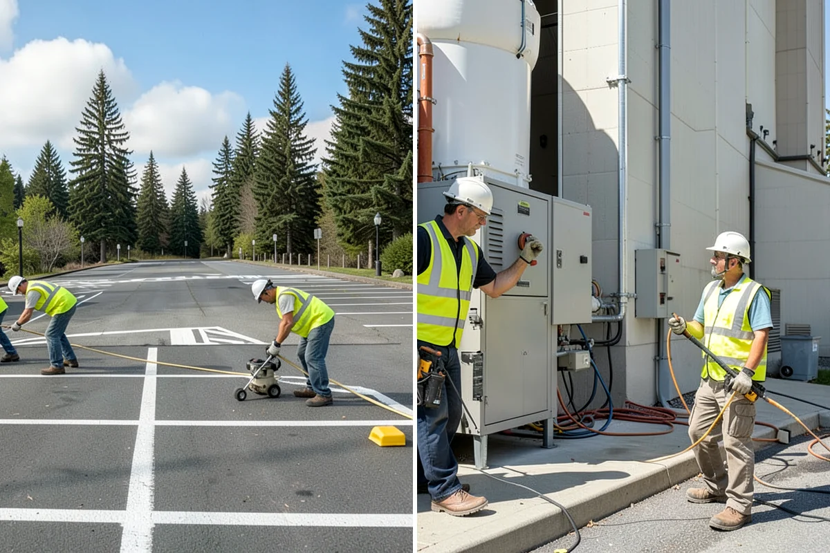 Building Washing in Lake Forest Park, King County, WA - Inspect siding, masonry, and coating sensitivity
