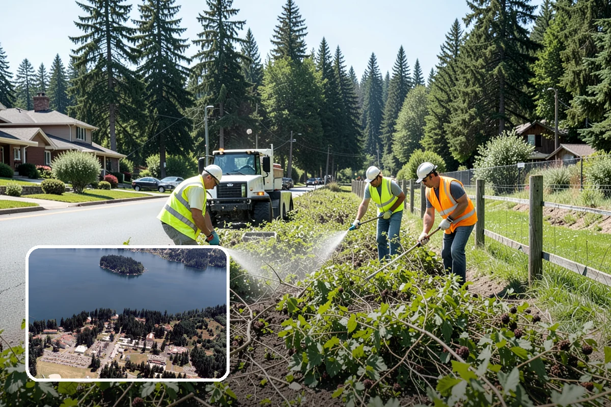 Building Washing in Lakewood, Pierce County, WA - Removes mildew, algae, and staining from facades