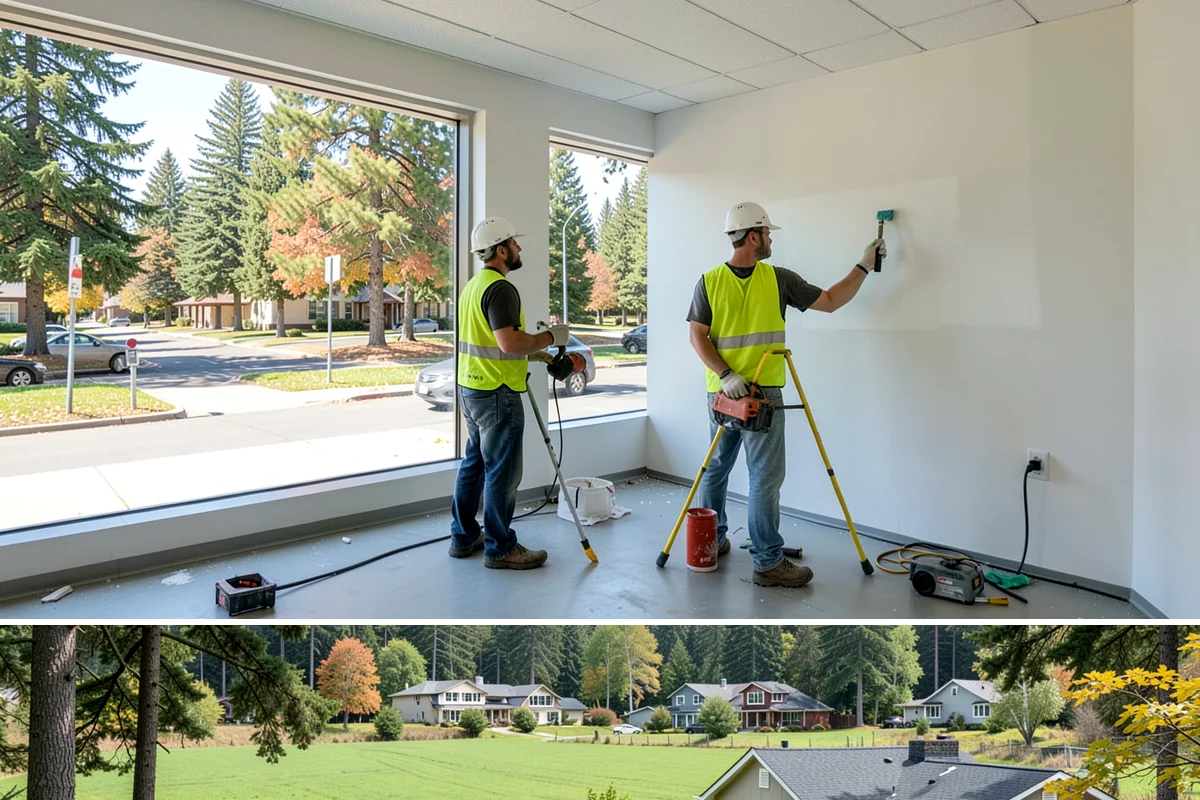 Building Washing in Lyman, Skagit County, WA - Building washing is most effective in spring and summer when surfaces dry well and mildew growth peaks.
