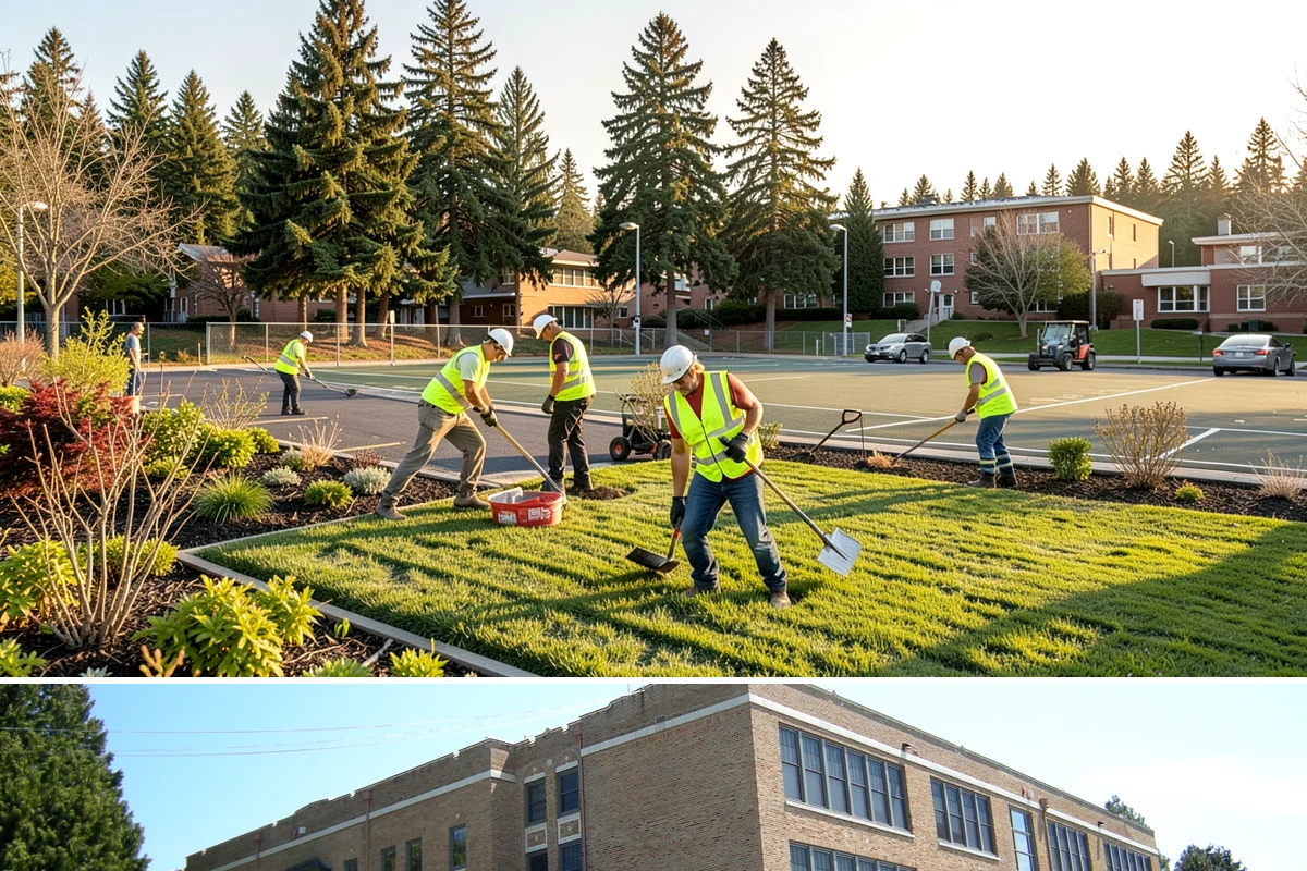 Building Washing in Maple Valley, King County, WA - Building washing is most effective in spring and summer when surfaces dry well and mildew growth peaks.