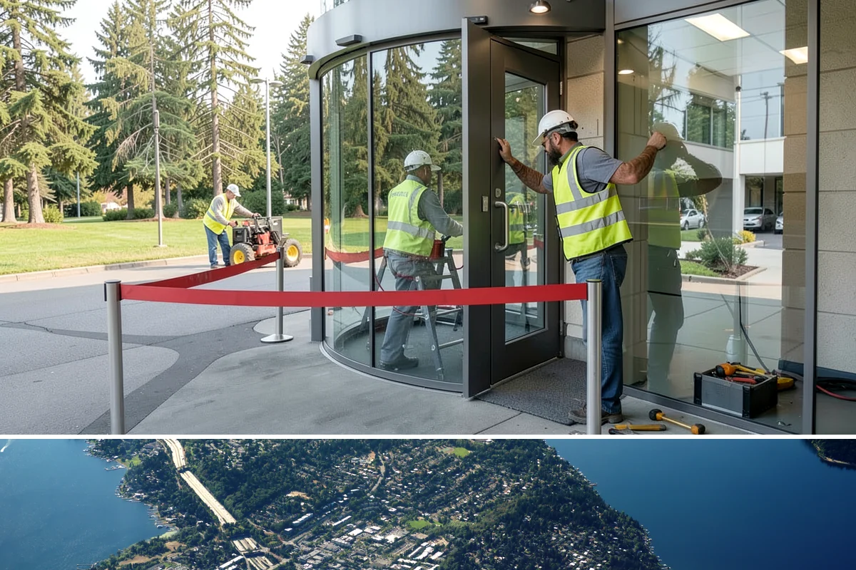 Building Washing in Mercer Island, King County, WA - Building washing is most effective in spring and summer when surfaces dry well and mildew growth peaks.