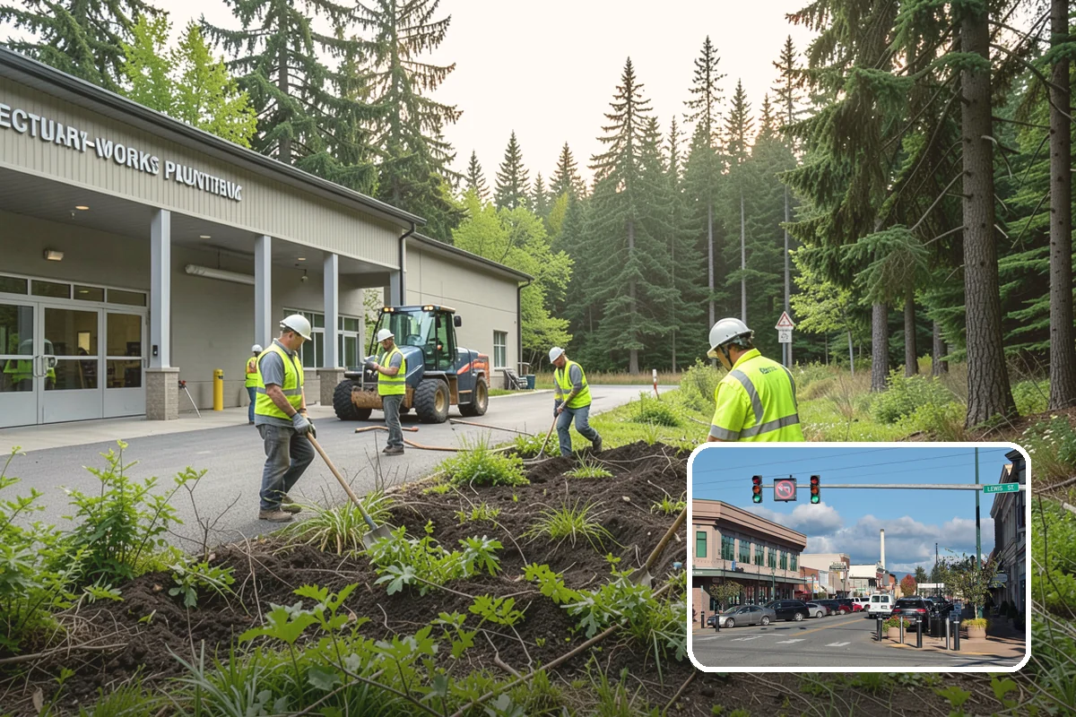 Building Washing in Monroe, Snohomish County, WA - Removes mildew, algae, and staining from facades