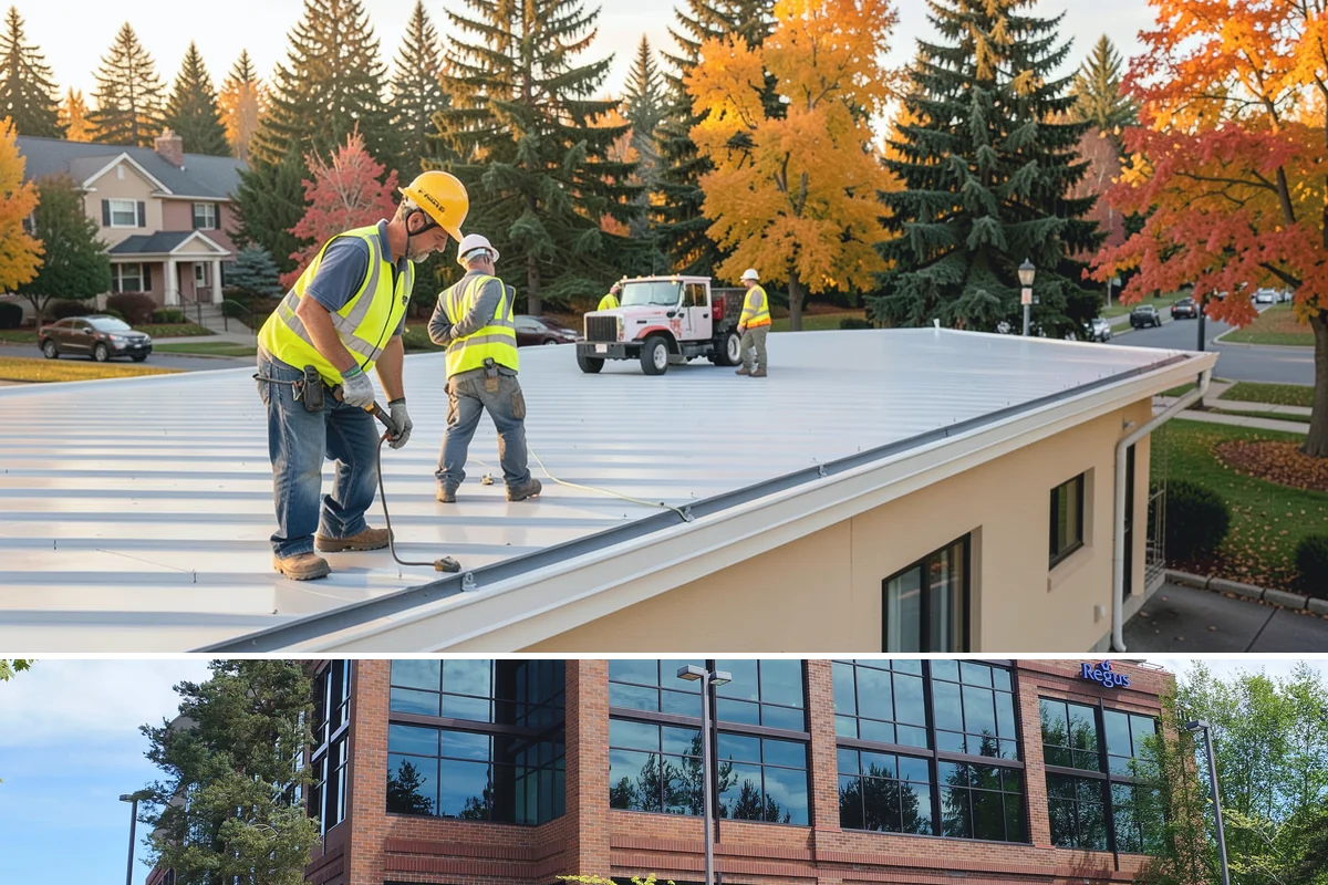 Building Washing in Mountlake Terrace, Snohomish County, WA - Building washing is most effective in spring and summer when surfaces dry well and mildew growth peaks.
