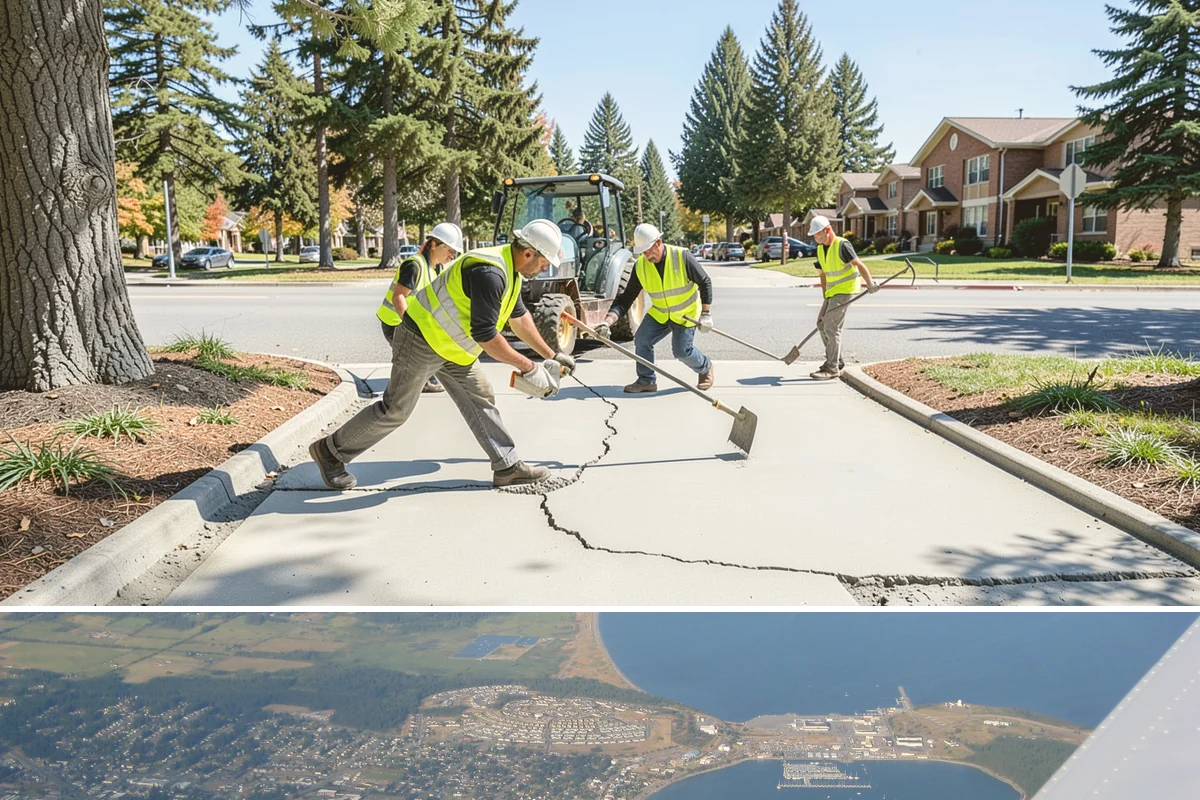 Building Washing in Oak Harbor, Island County, WA - Building washing is most effective in spring and summer when surfaces dry well and mildew growth peaks.