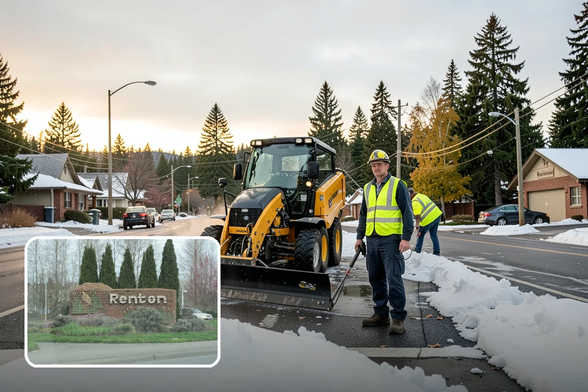 Building Washing in Renton, King County, WA - Removes mildew, algae, and staining from facades