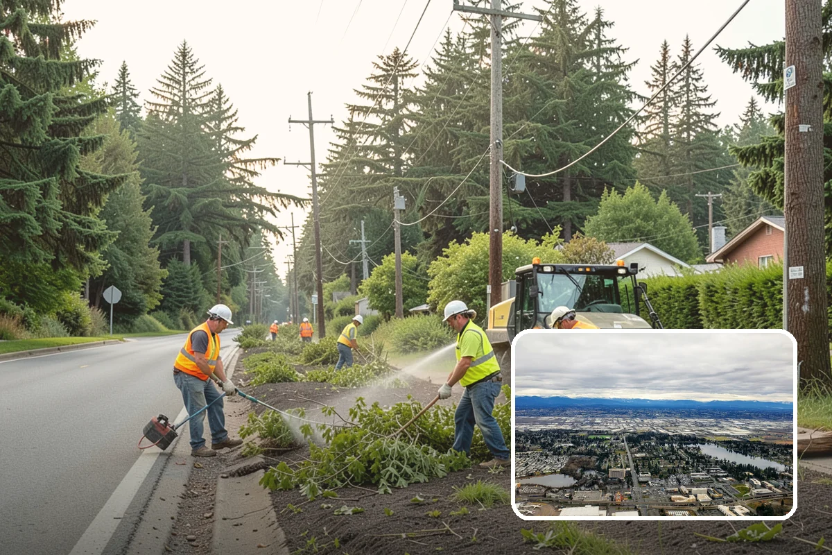 Building Washing in SeaTac, King County, WA - Removes mildew, algae, and staining from facades