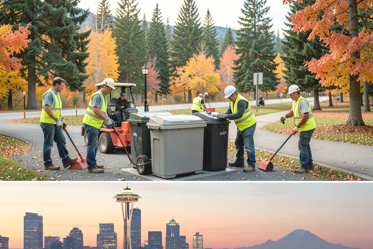 Building Washing in Seattle, King County, WA - Building washing is most effective in spring and summer when surfaces dry well and mildew growth peaks.