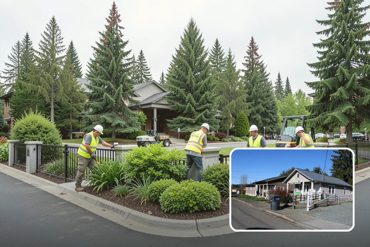 Building Washing in South Prairie, Pierce County, WA - Removes mildew, algae, and staining from facades