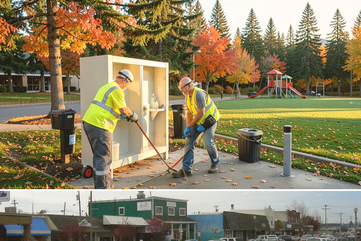 Building Washing in Stanwood, Snohomish County, WA - Building washing is most effective in spring and summer when surfaces dry well and mildew growth peaks.