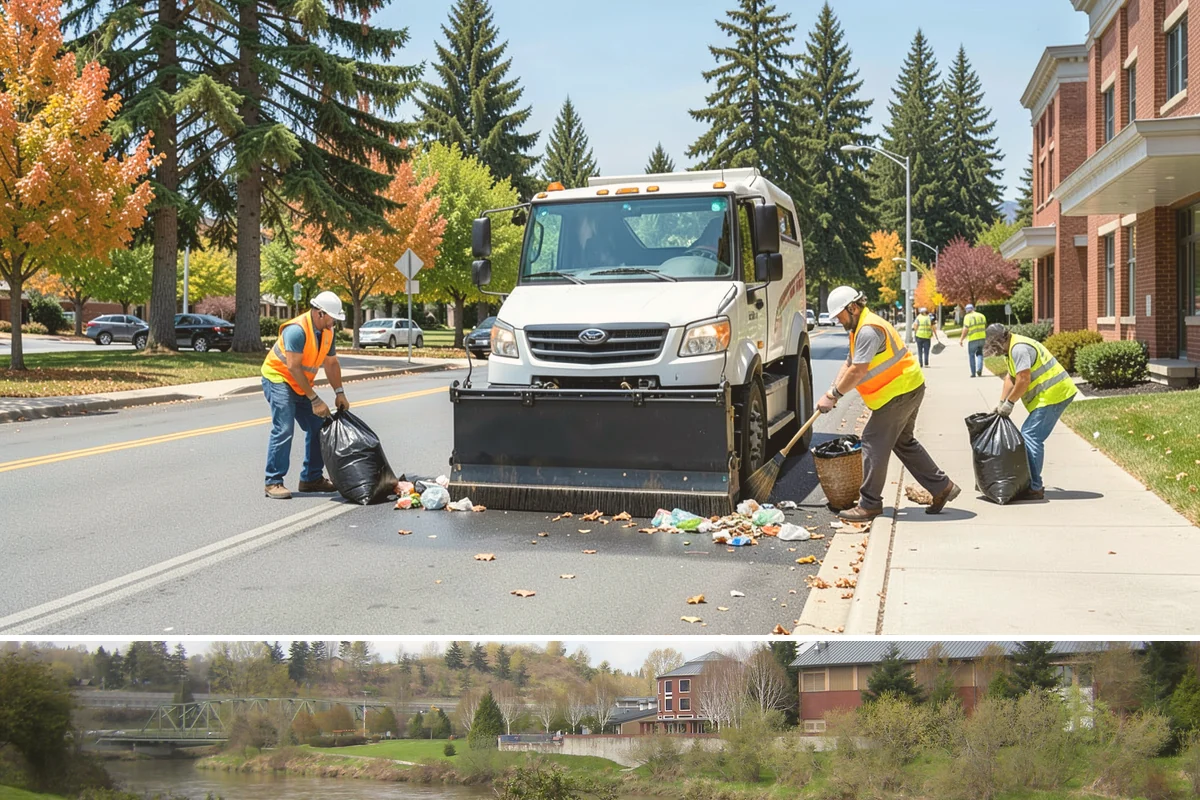 Building Washing in Tukwila, King County, WA - Building washing is most effective in spring and summer when surfaces dry well and mildew growth peaks.