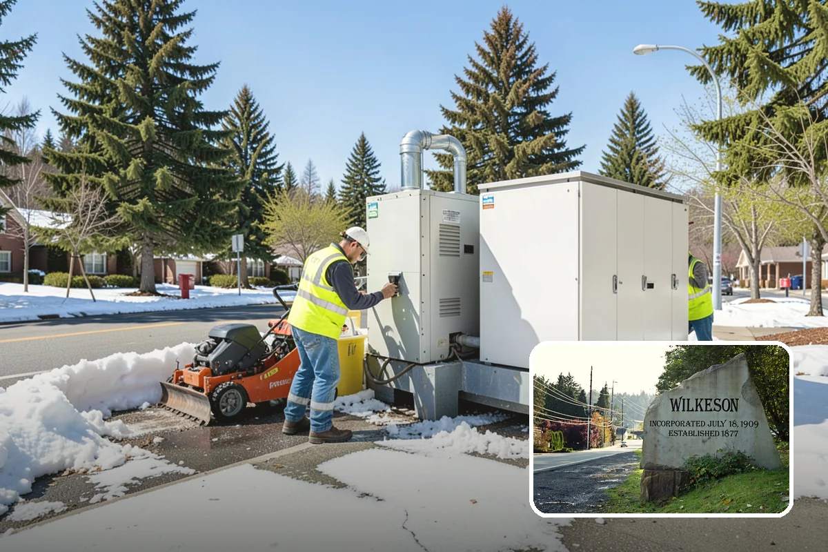 Building Washing in Wilkeson, Pierce County, WA - Removes mildew, algae, and staining from facades