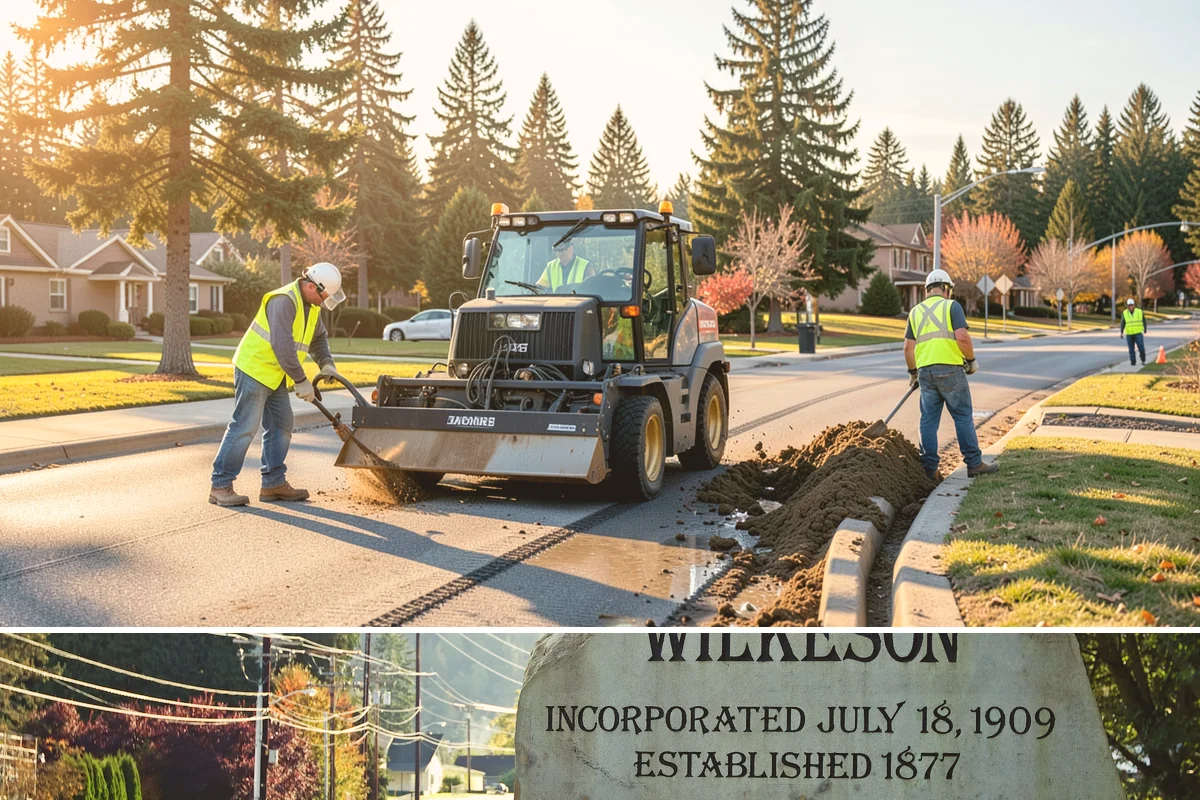 Building Washing in Wilkeson, Pierce County, WA - Building washing is most effective in spring and summer when surfaces dry well and mildew growth peaks.