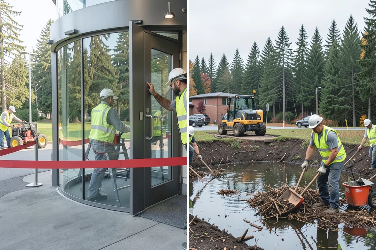 Building Washing in Woodinville, King County, WA - Inspect siding, masonry, and coating sensitivity