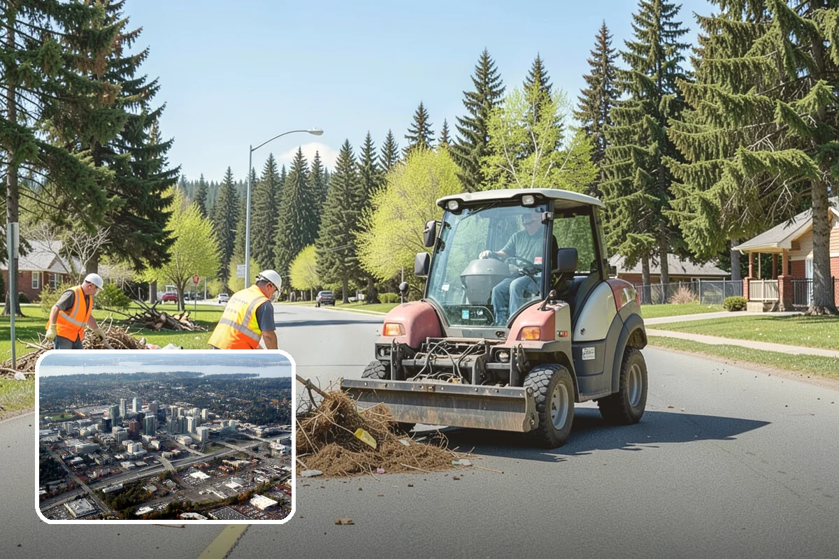 Bulk Debris Removal in Bellevue, King County, WA - Capacity to remove heavy and oversized items in a single visit