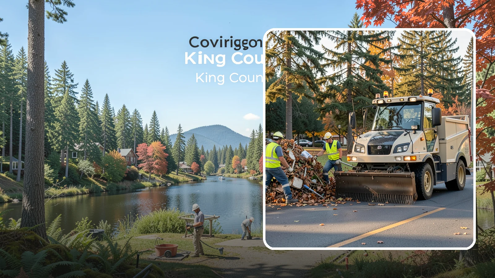 Bulk Debris Removal in Covington, King County, WA - Removal and disposal of oversized dumped items and accumulated bulk debris from public property.