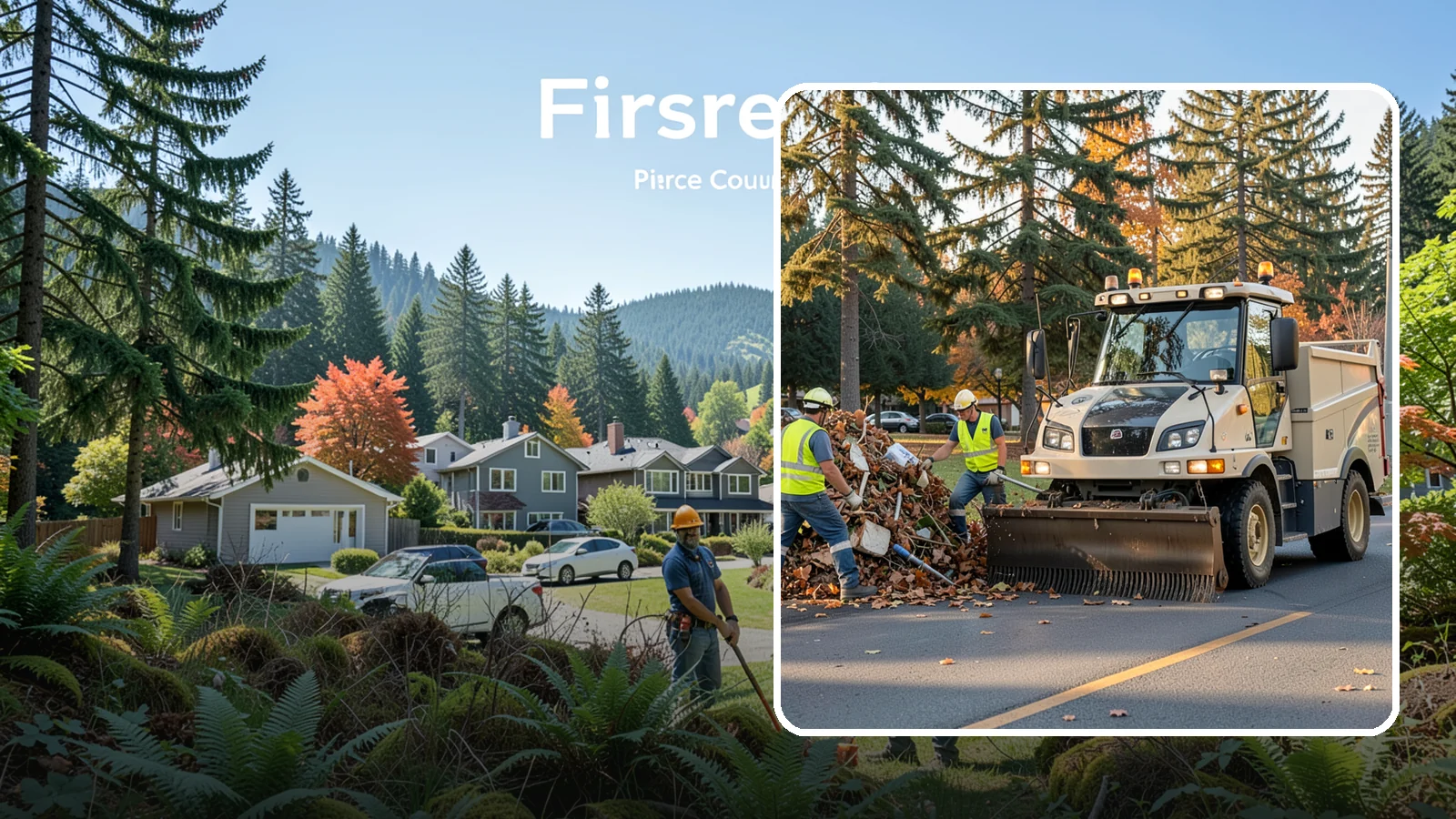 Bulk Debris Removal in Fircrest, Pierce County, WA - Removal and disposal of oversized dumped items and accumulated bulk debris from public property.