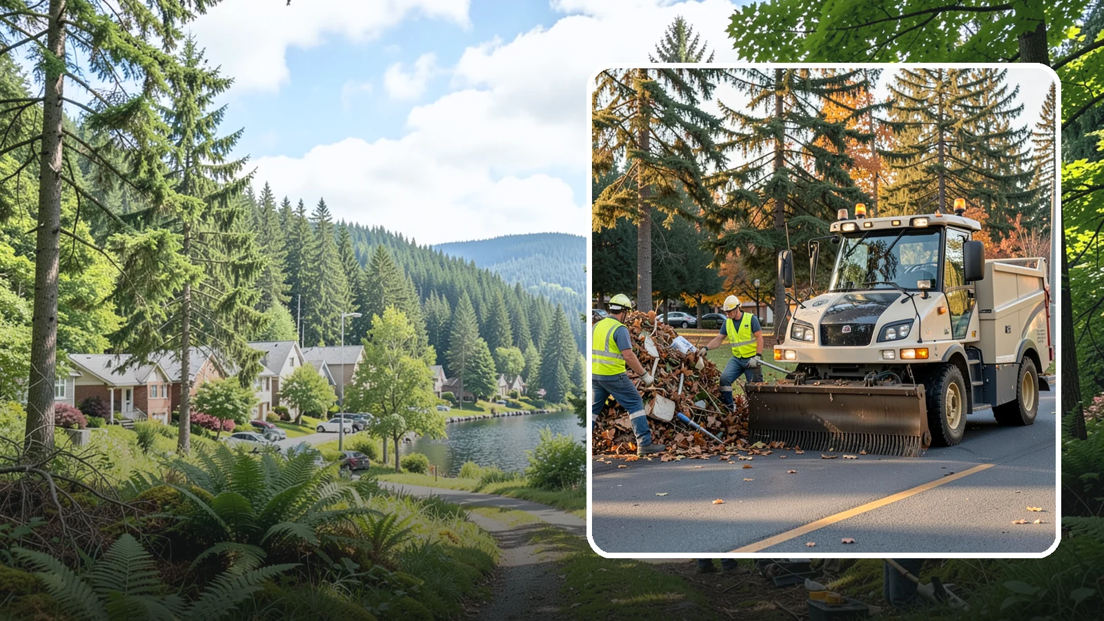 Bulk Debris Removal in Lake Forest Park, King County, WA - Removal and disposal of oversized dumped items and accumulated bulk debris from public property.