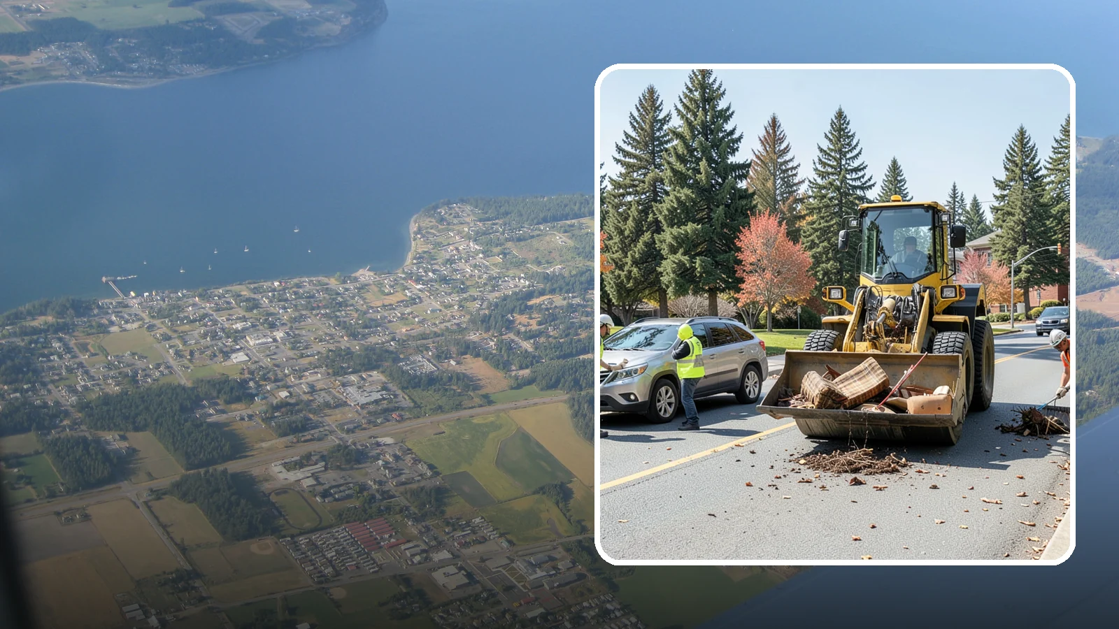 Bulky Item Collection in Coupeville, Island County, WA - Scheduled or on-call removal of oversized items dumped or discarded in public areas.