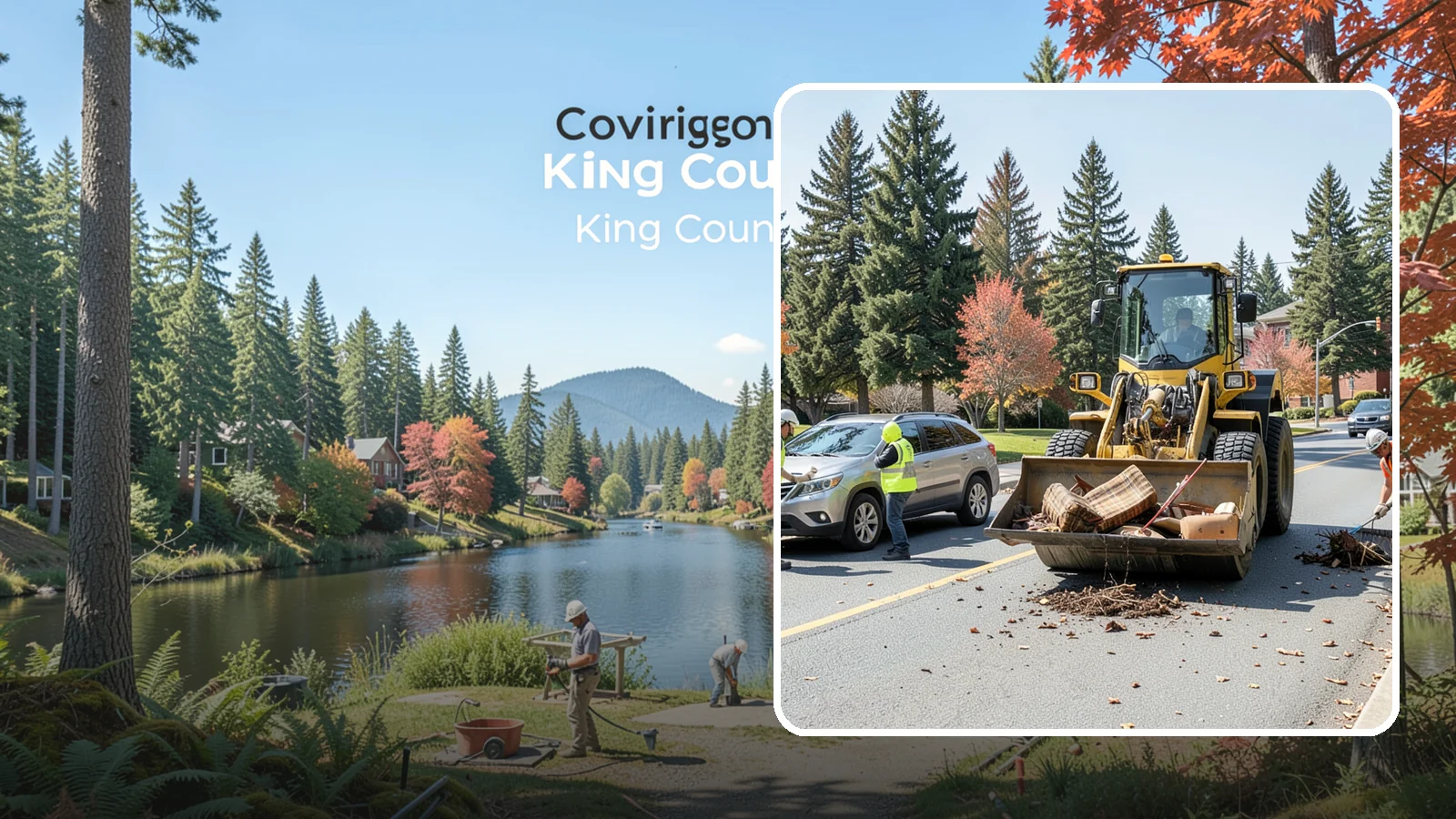 Bulky Item Collection in Covington, King County, WA - Scheduled or on-call removal of oversized items dumped or discarded in public areas.