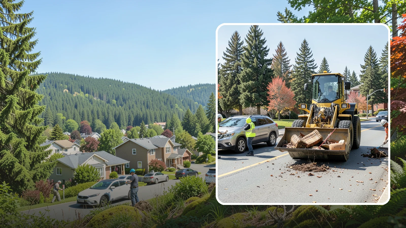 Bulky Item Collection in Index, Snohomish County, WA - Scheduled or on-call removal of oversized items dumped or discarded in public areas.